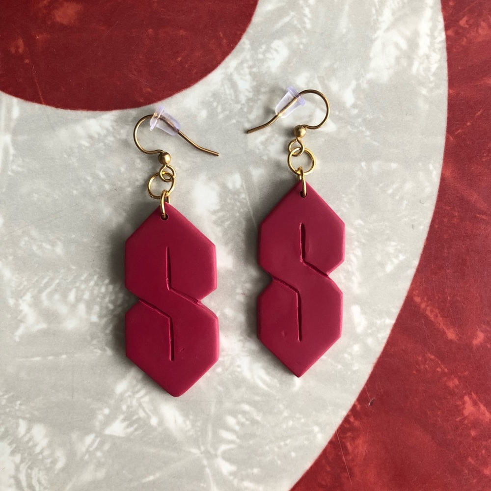 90s Y2K Cool S Polymer Clay Earrings